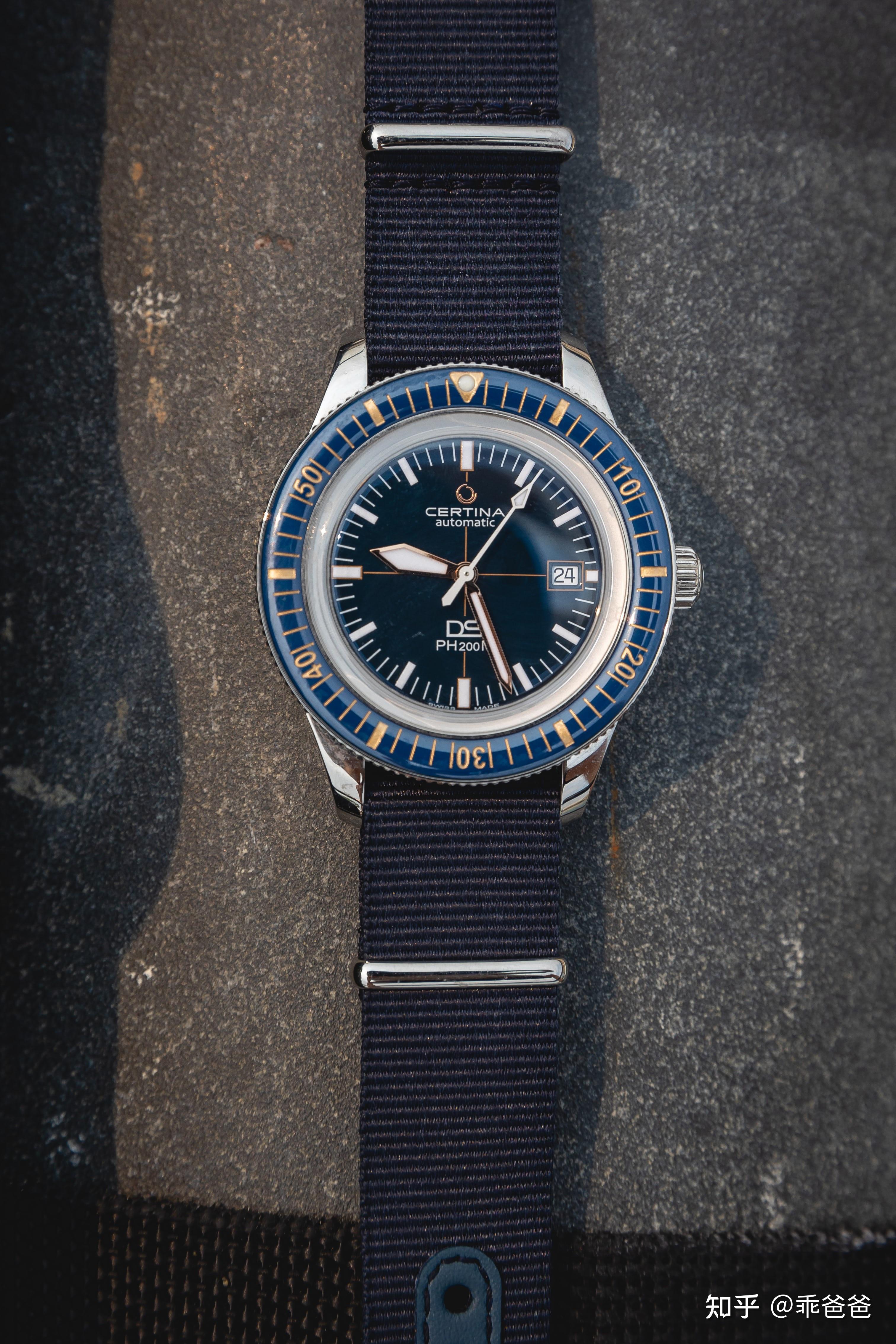 certinadsph200mblue潜水员腕表