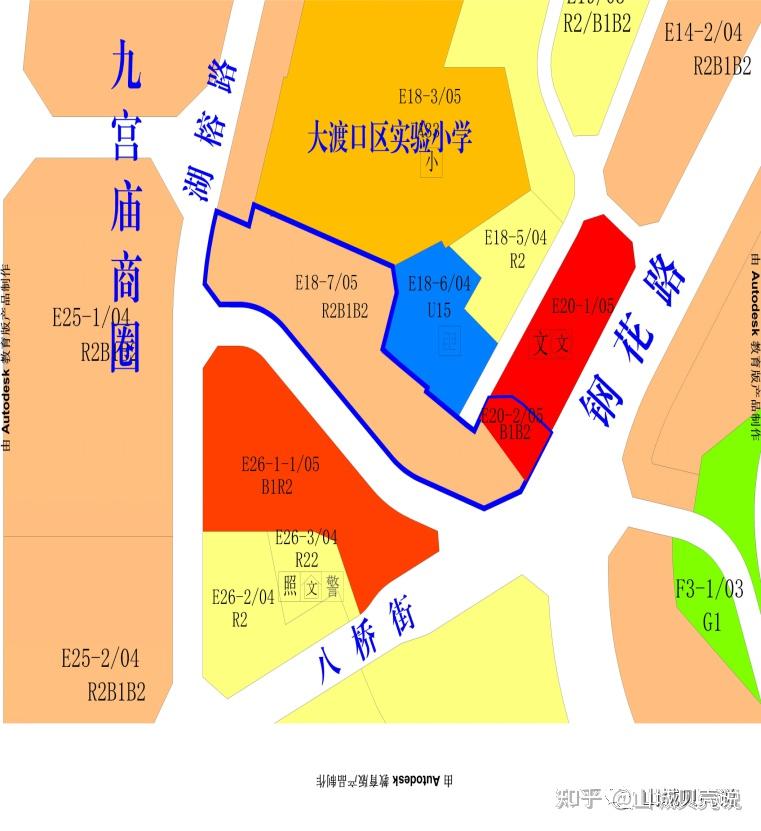 74用途:二類居住用地,商業用地,商務用地大渡口區大渡口組團e18