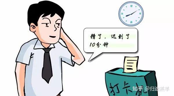劳动法微案例281—迟到10分钟扣一天工资,合法吗? - 知乎