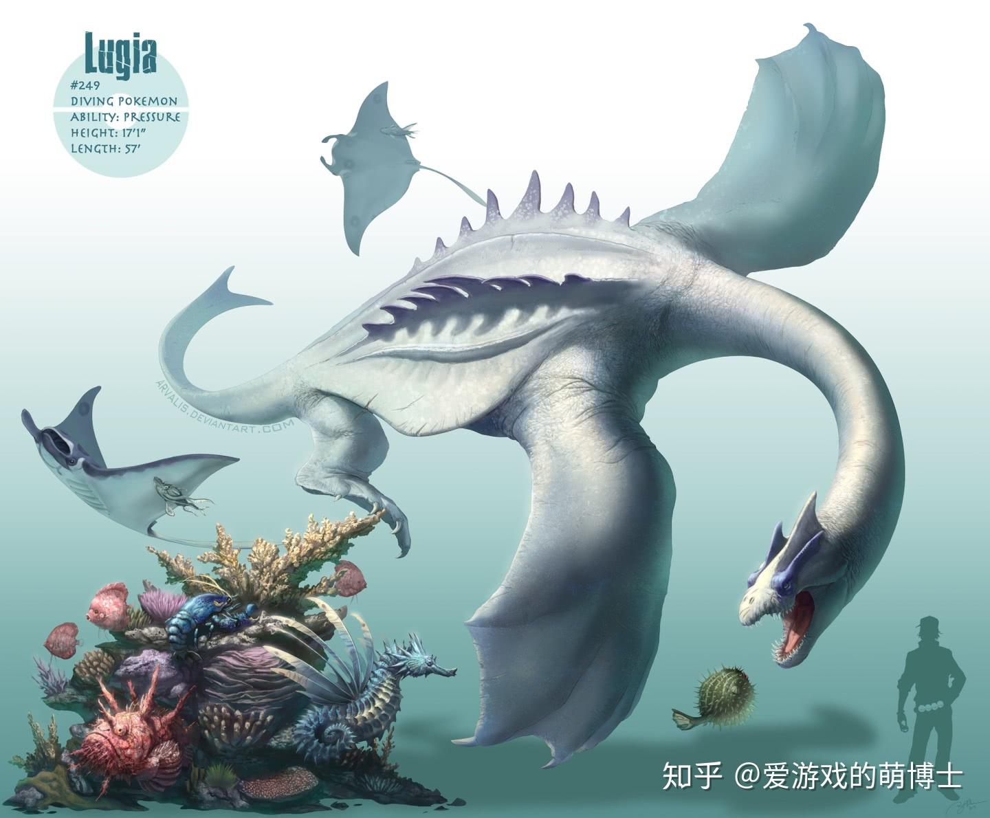 可爱变恐怖玩家画师打造侏罗纪世界的精灵宝可梦
