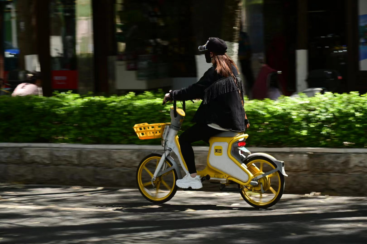 一人骑行减碳一吨行动一周年美团单车用户超三千人实现减碳一吨小目标