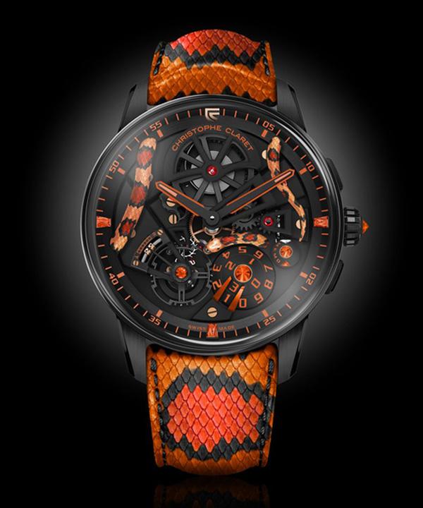 致命诱惑christopheclaret曼巴眼镜蛇腕表