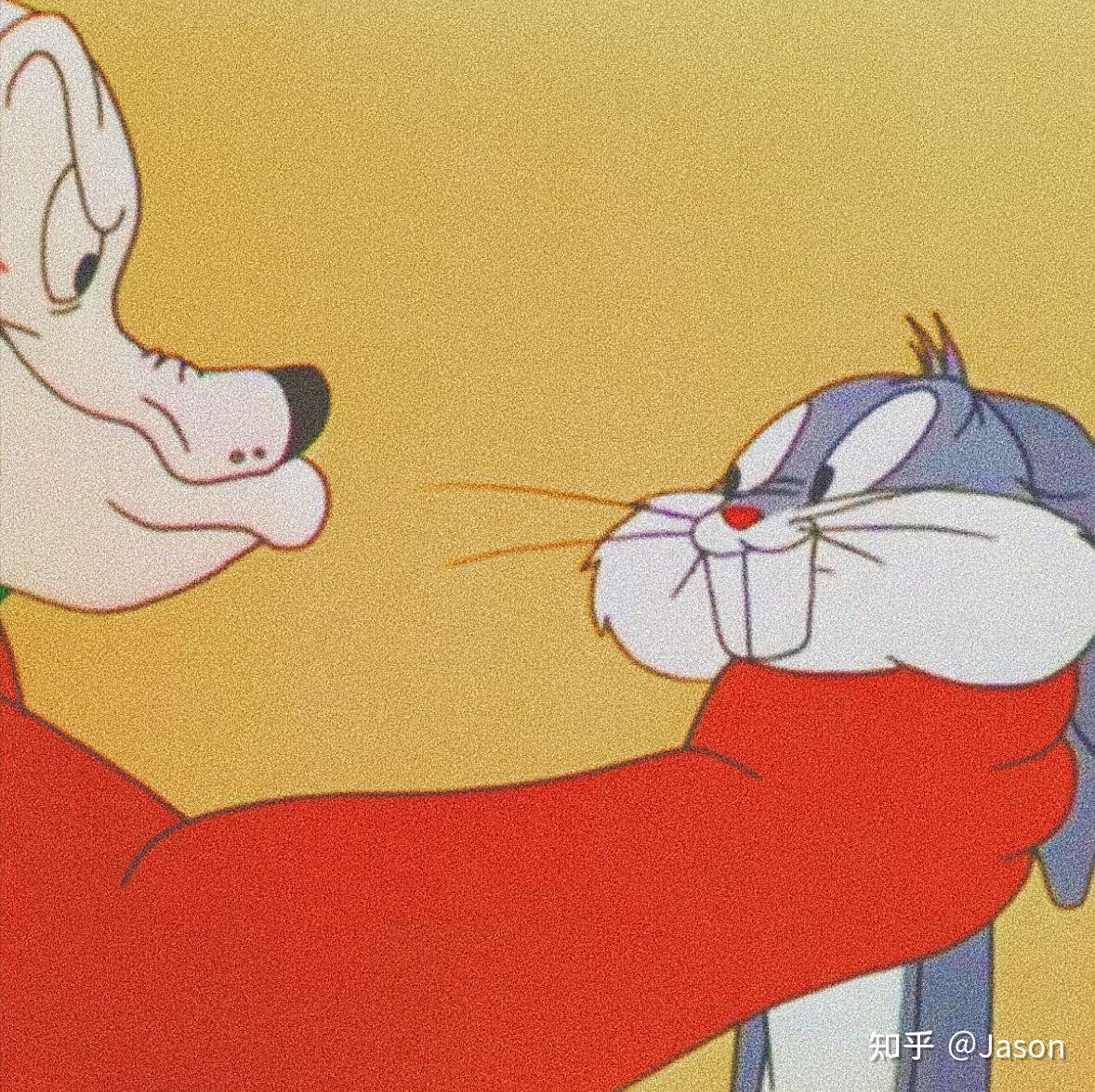 兔八哥这张头像的另外一张情头是哪张? - 知乎