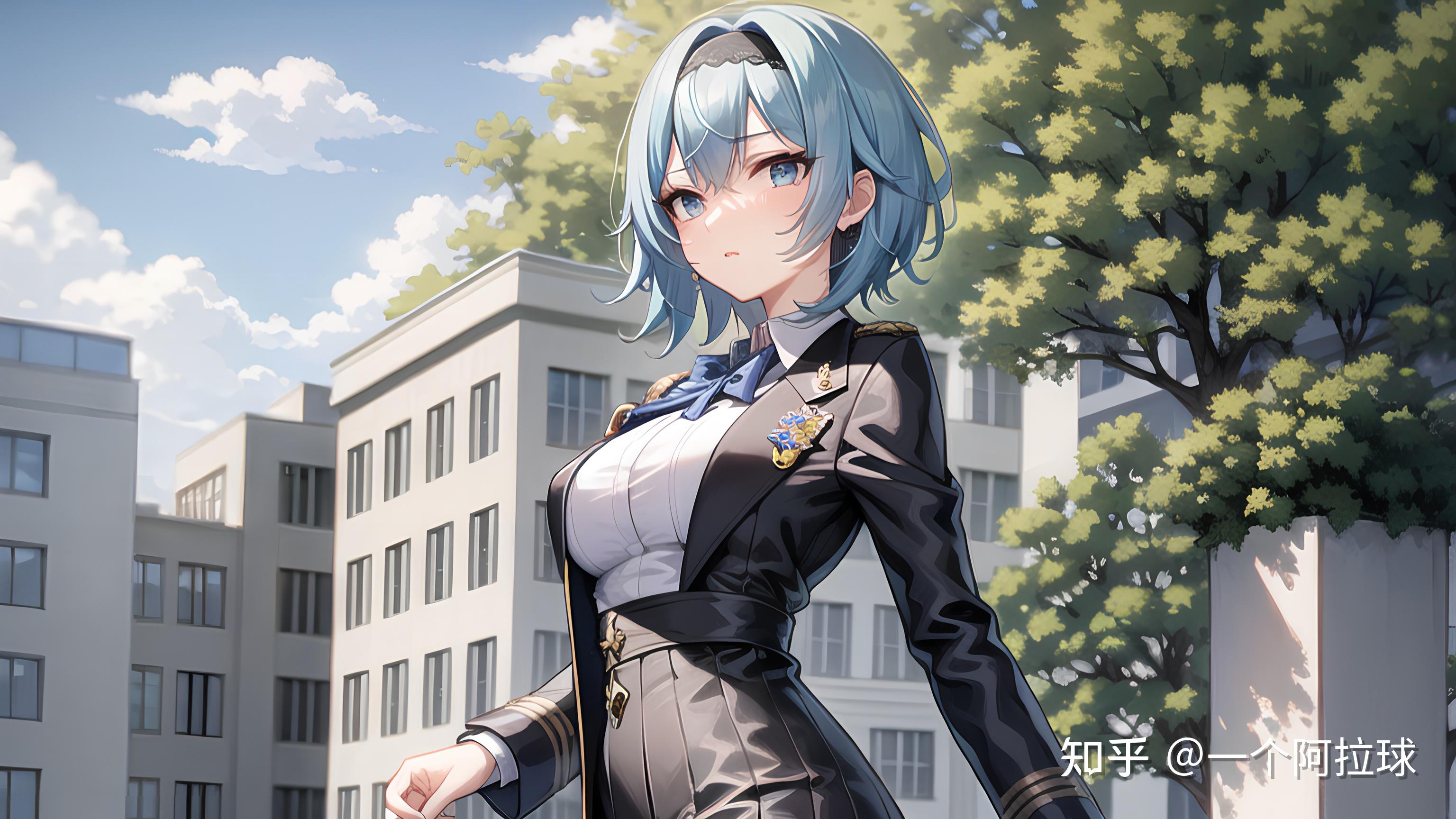 超好看的原神壁纸 | 优菈小姐姐穿jk制服 手机电脑二次元游戏壁纸