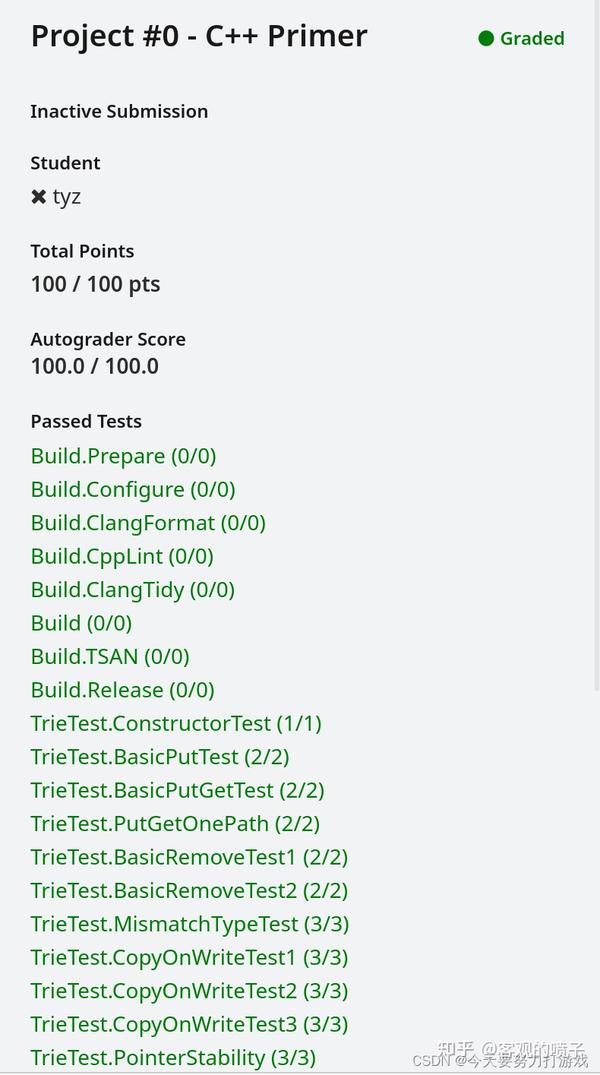 CMU15445 (Spring 2023) Project #0 - C++ Primer - 知乎