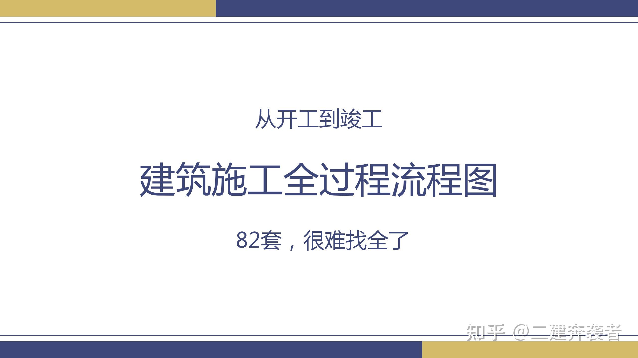建筑施工必备:从开工到竣工,建筑施工全过程流程图(82套) - 知乎