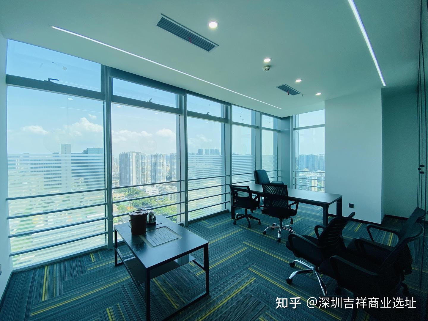 深圳宝安西乡甲级写字楼碧桂园凤凰智谷369平双面采光办公室出租 - 知乎