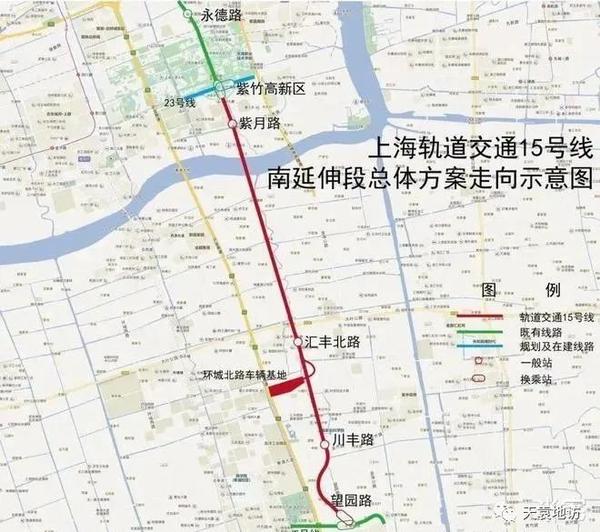 上海15号线南延伸段选线专项规划公示,奉贤西渡地区增加预留站成功! - 知乎