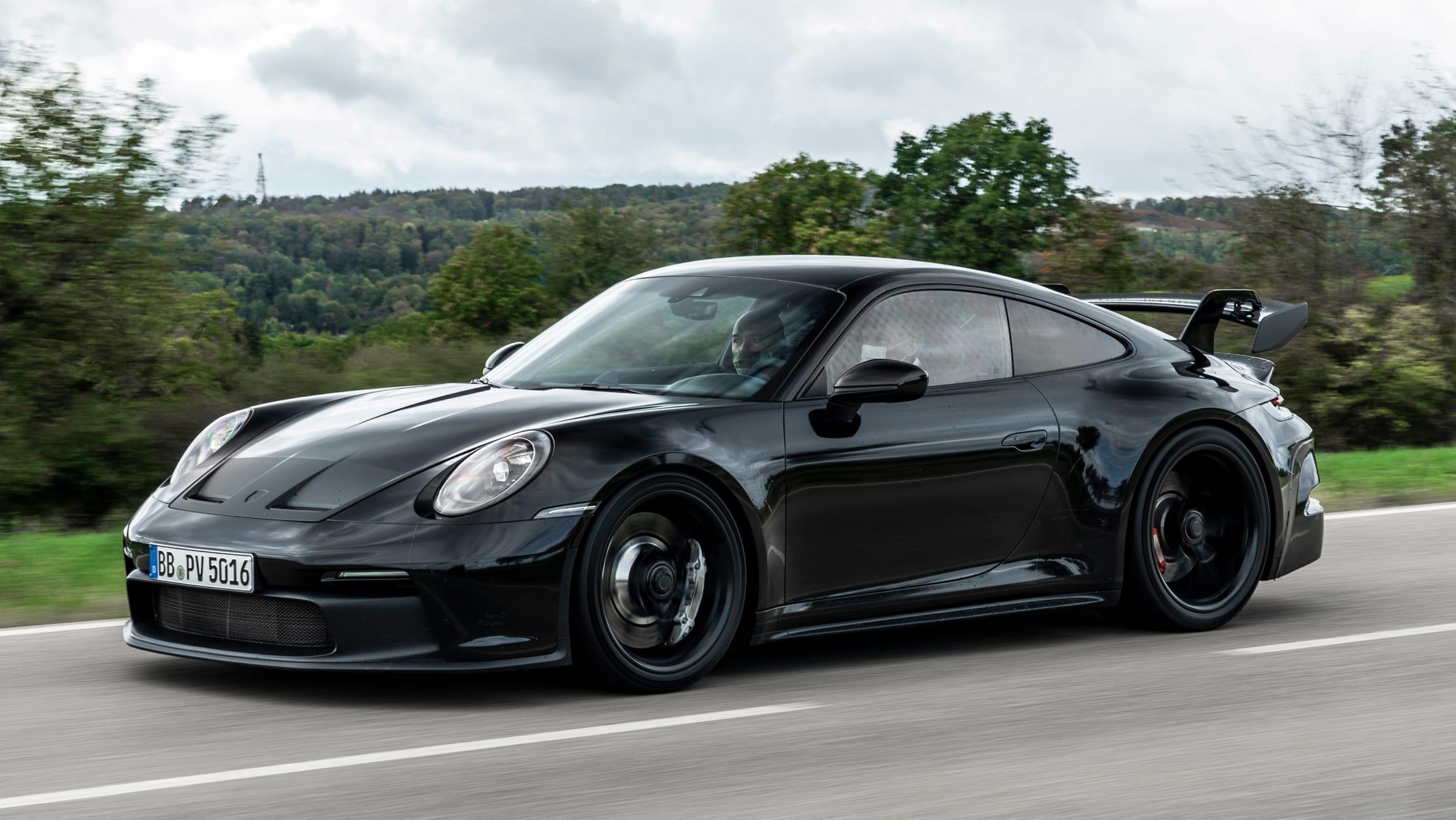 自然吸气配手动挡的经典传承全新保时捷911gt3官方测试图发布