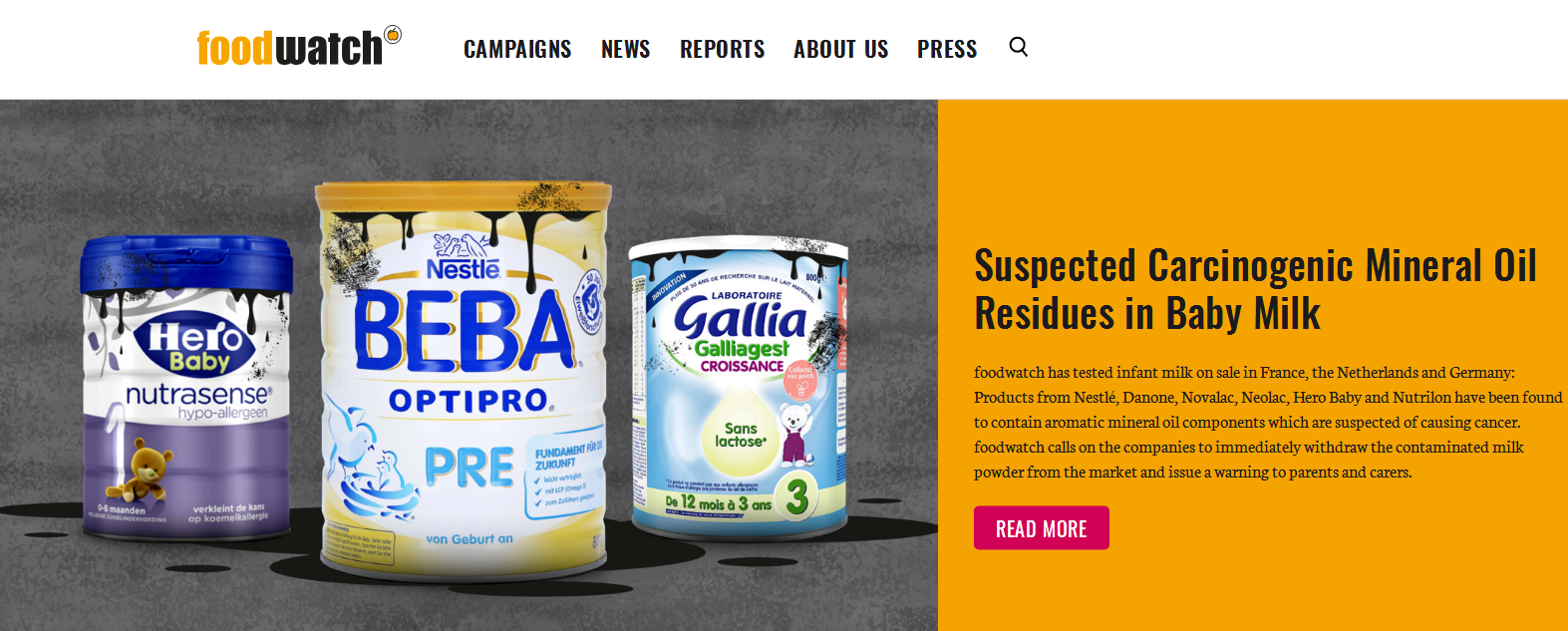 婴儿奶粉检出矿物油会致癌吗欧盟最新评估结果来了