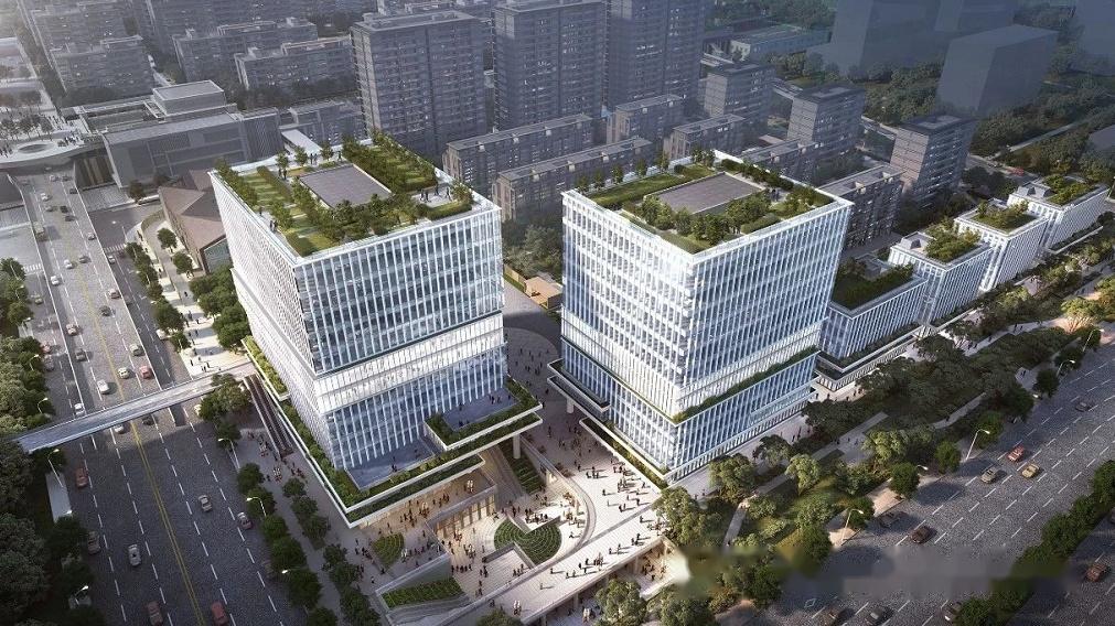 租金3块地铁万科未来天空中心一期写字楼办公室租赁房源最小面积150方