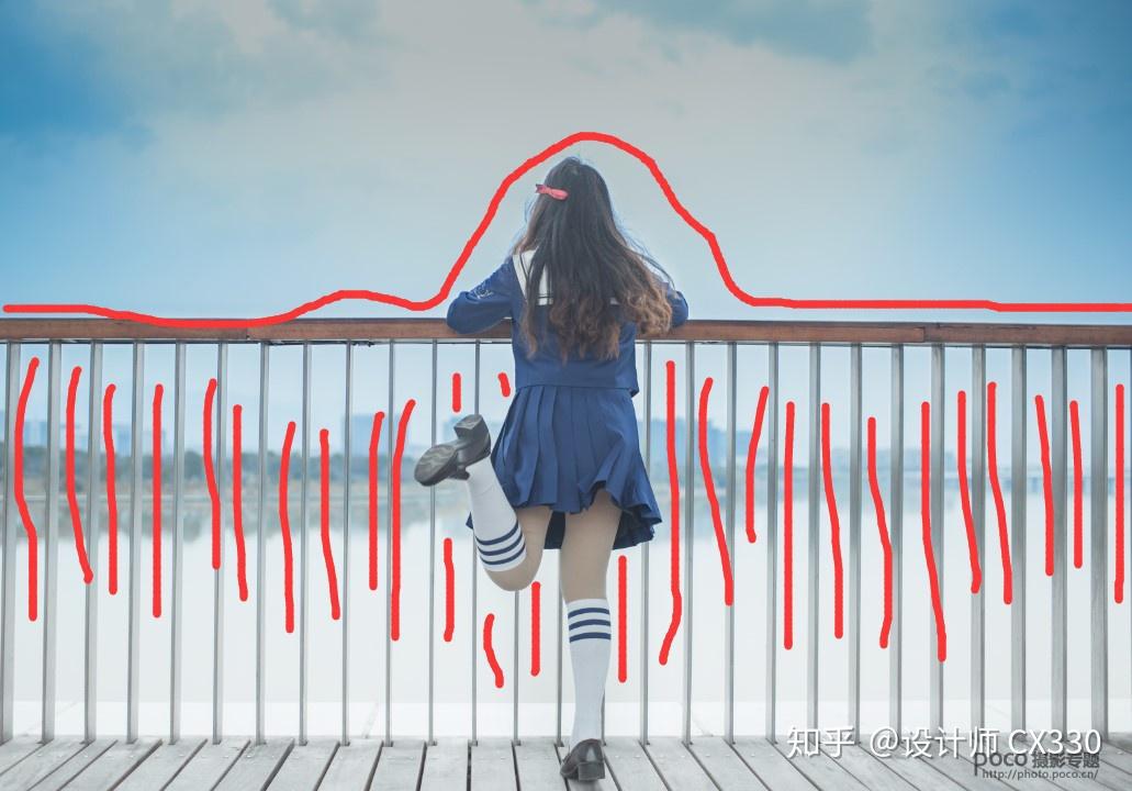 【ps教程】湖边学生背影照片美化润色处理方法