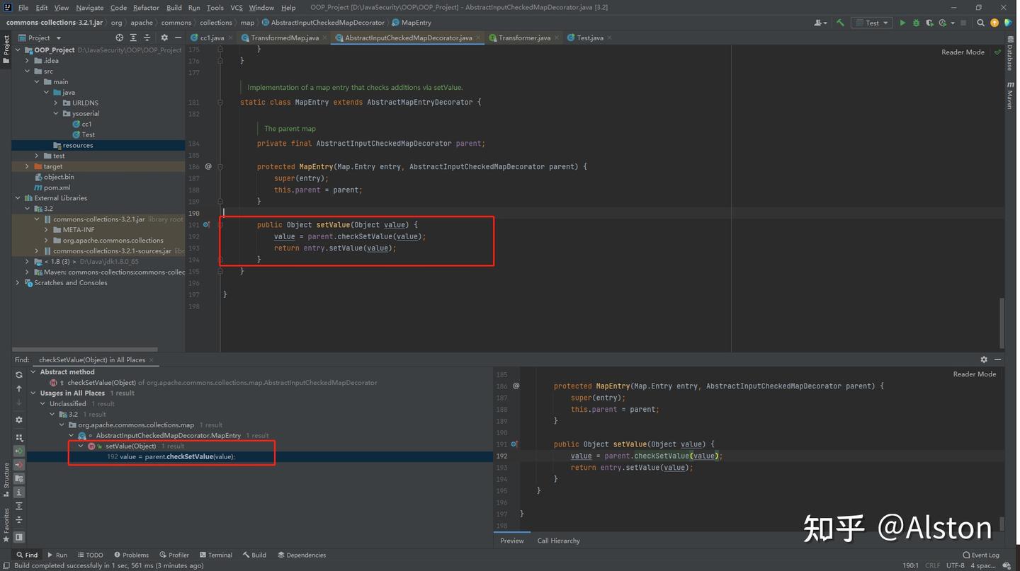 Java反序列化安全 - ysoserial commons collections 1 - 知乎