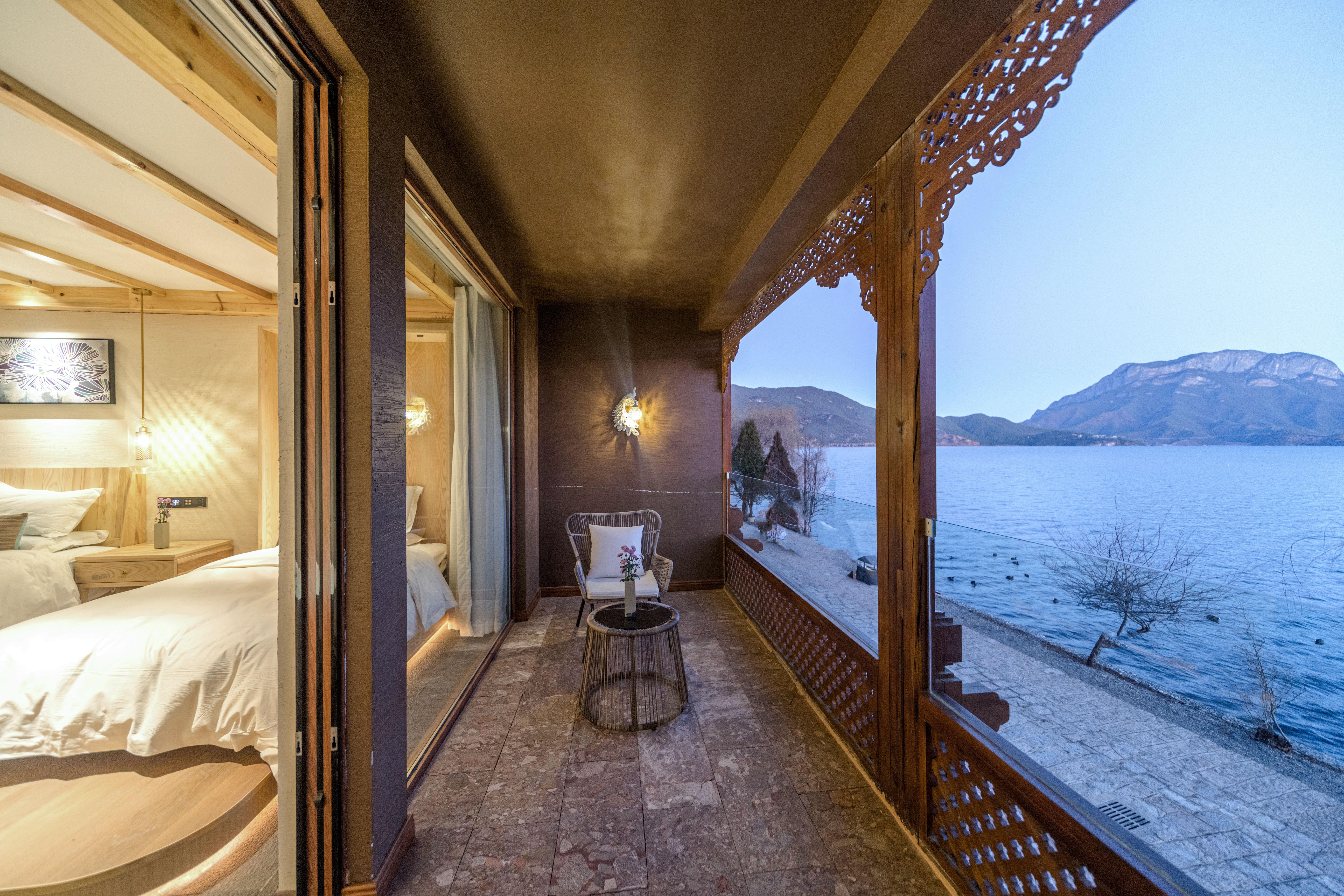 泸沽湖达布墅院海景民宿设计云南丽江