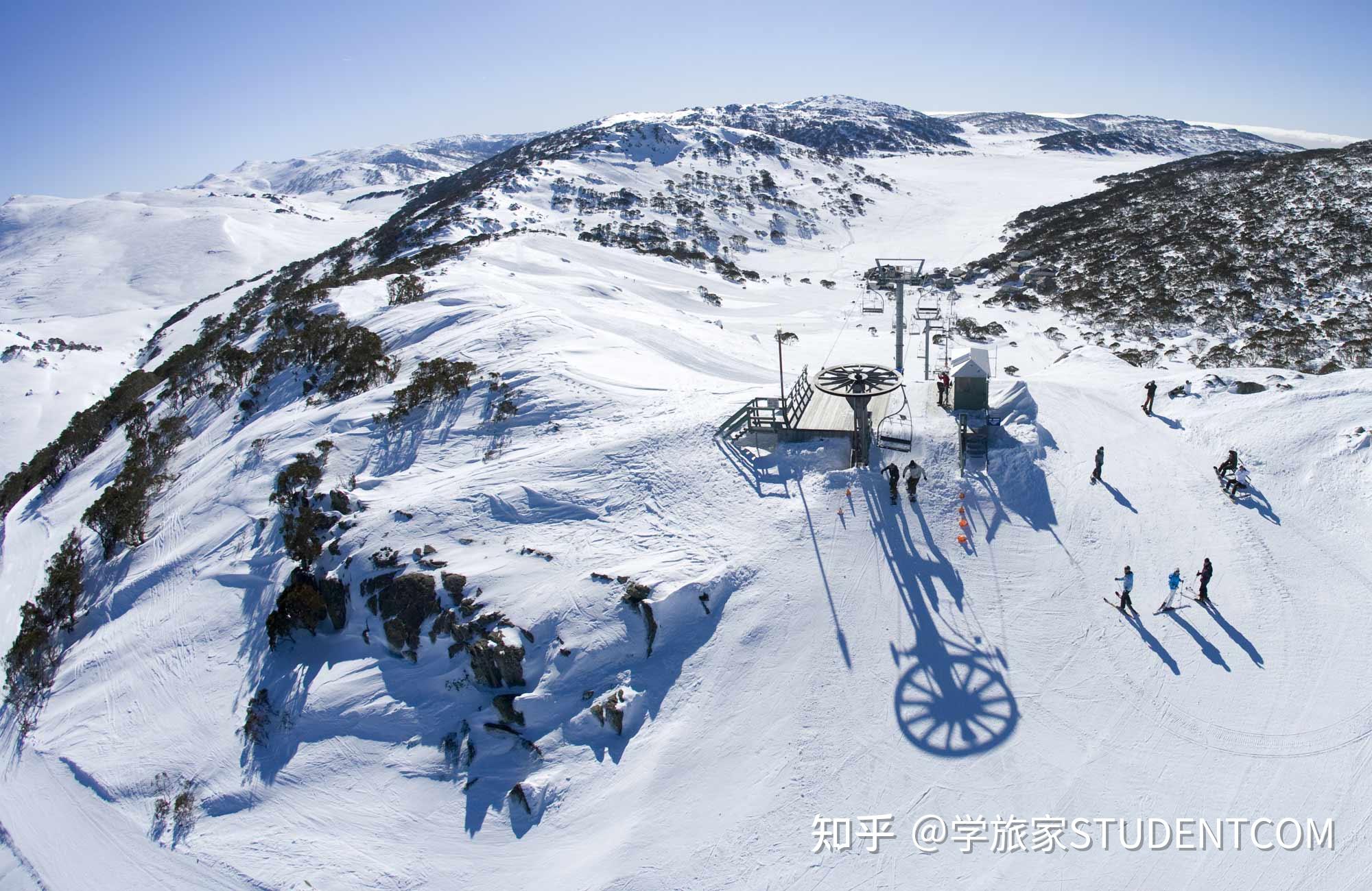 澳大利亚雪山滑雪图片