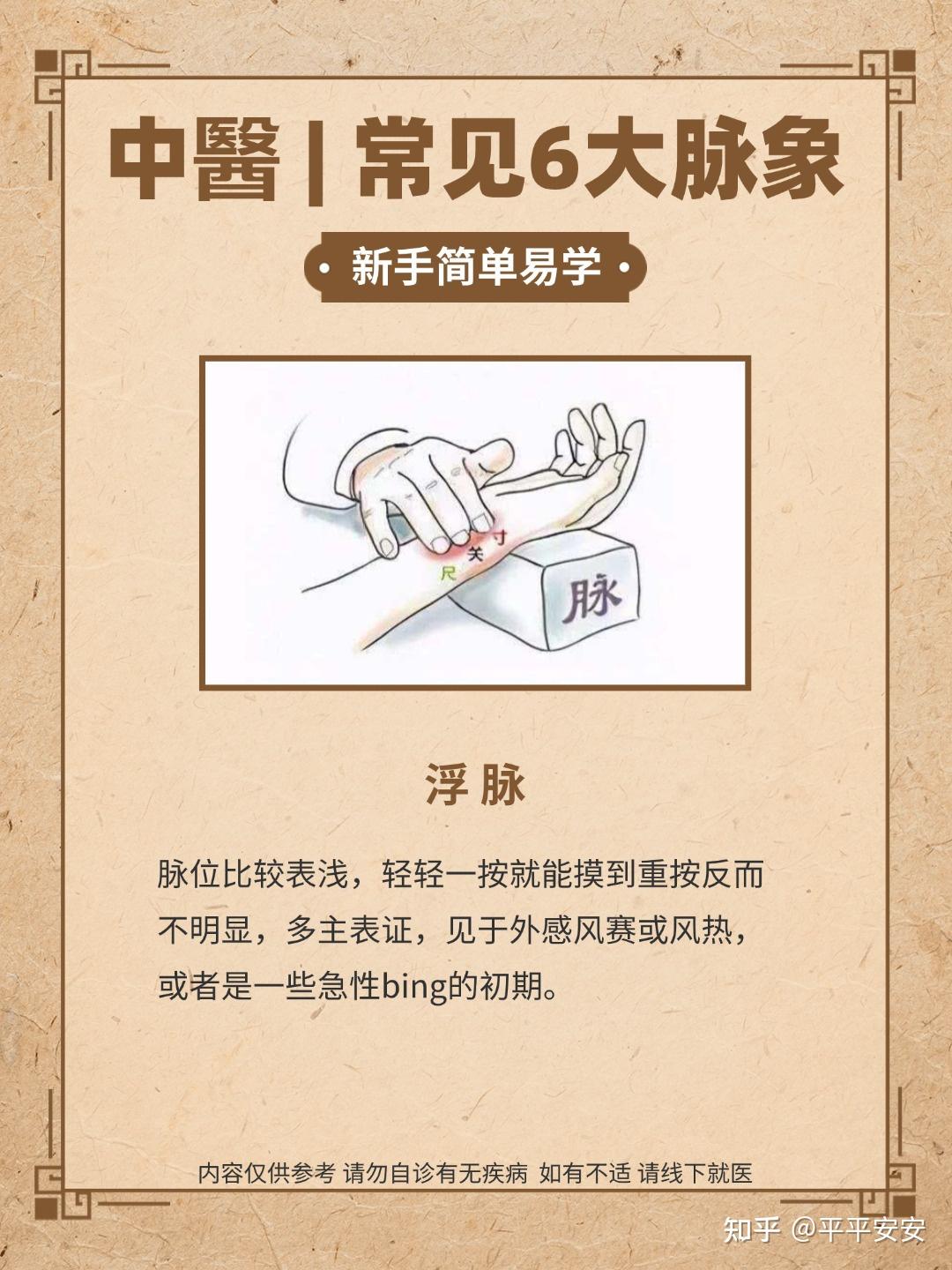 上海太安医院中医科中医把脉-中医常见的6大脉象,上海太安老中医何金全教你把脉! - 知乎