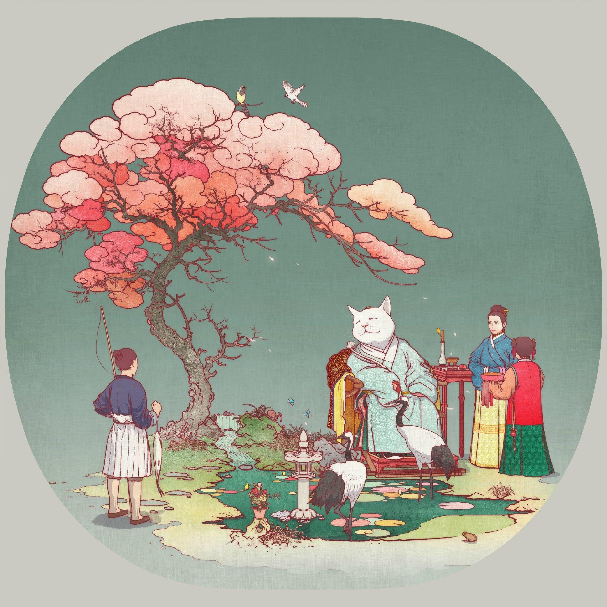 分享一些中国风插画 - 知乎