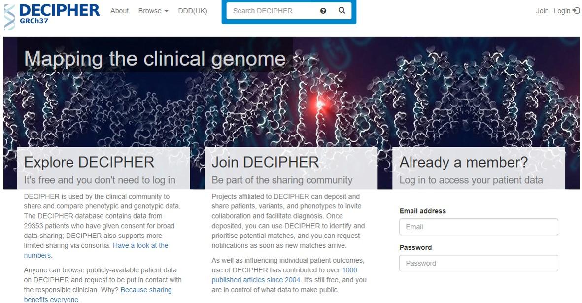 decipher数据库65种cnv综合征大盘点