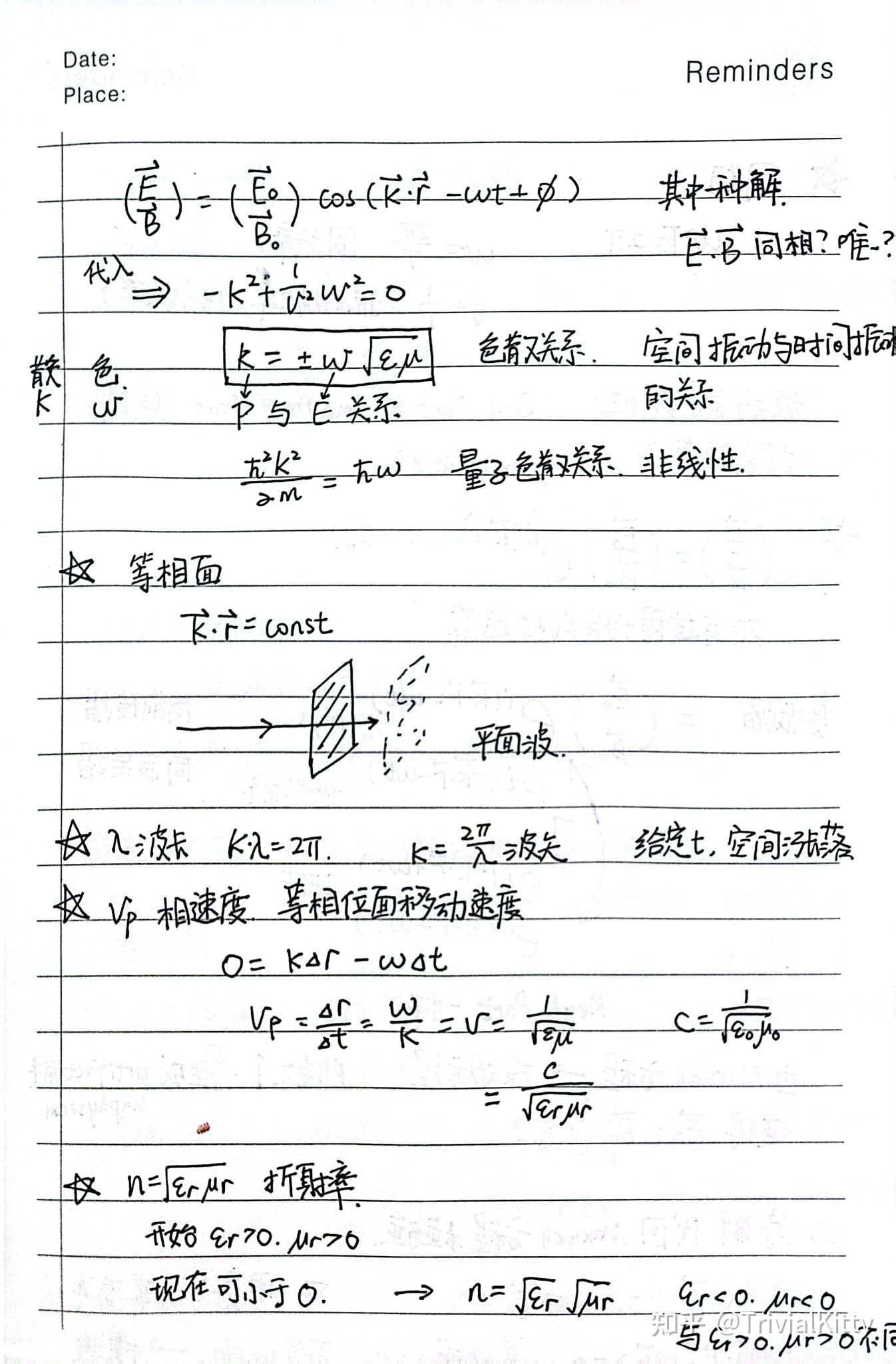 电动力学:(7.1)电磁波的传播 波动方程 - 知乎