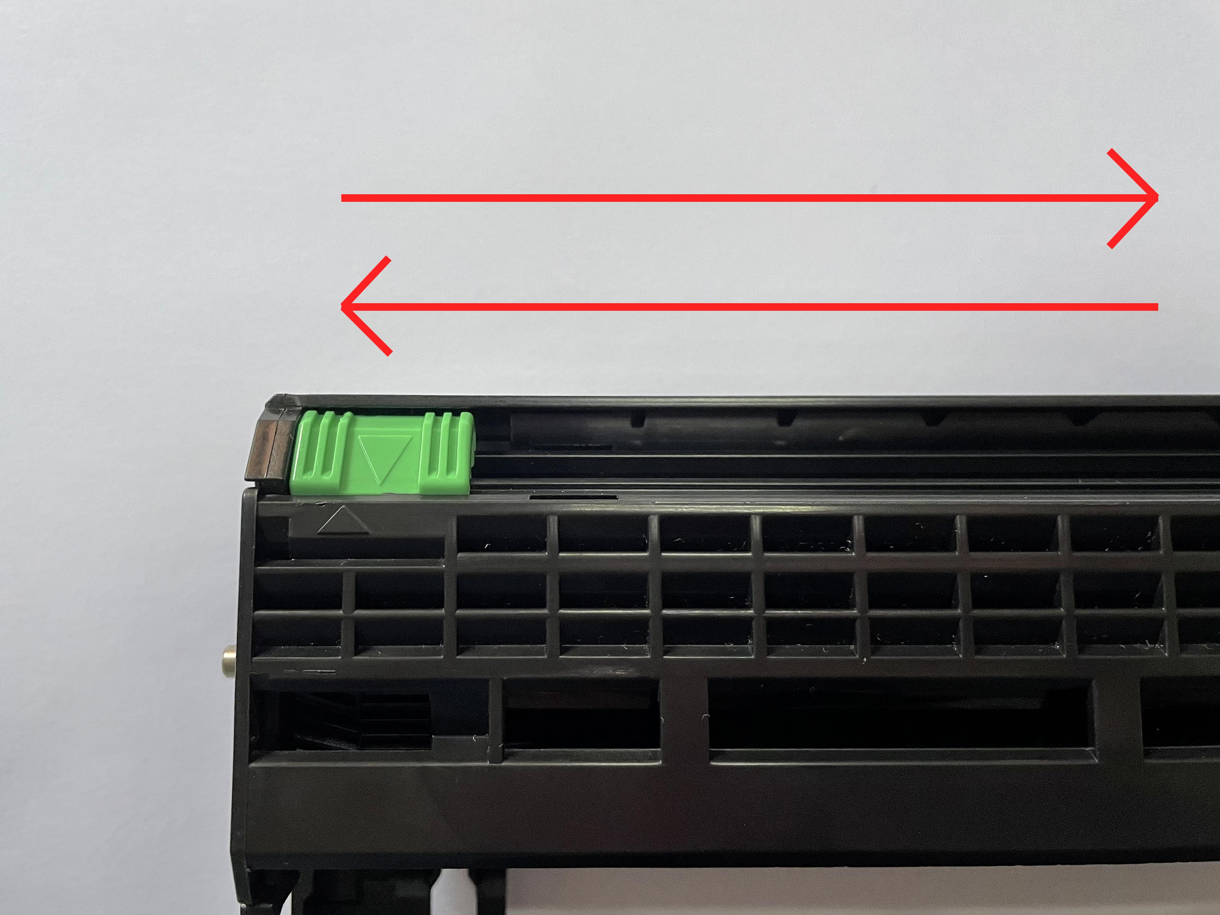 干货丨当打印机出现滑动硒鼓单元上的绿色滑块的提示怎么办?