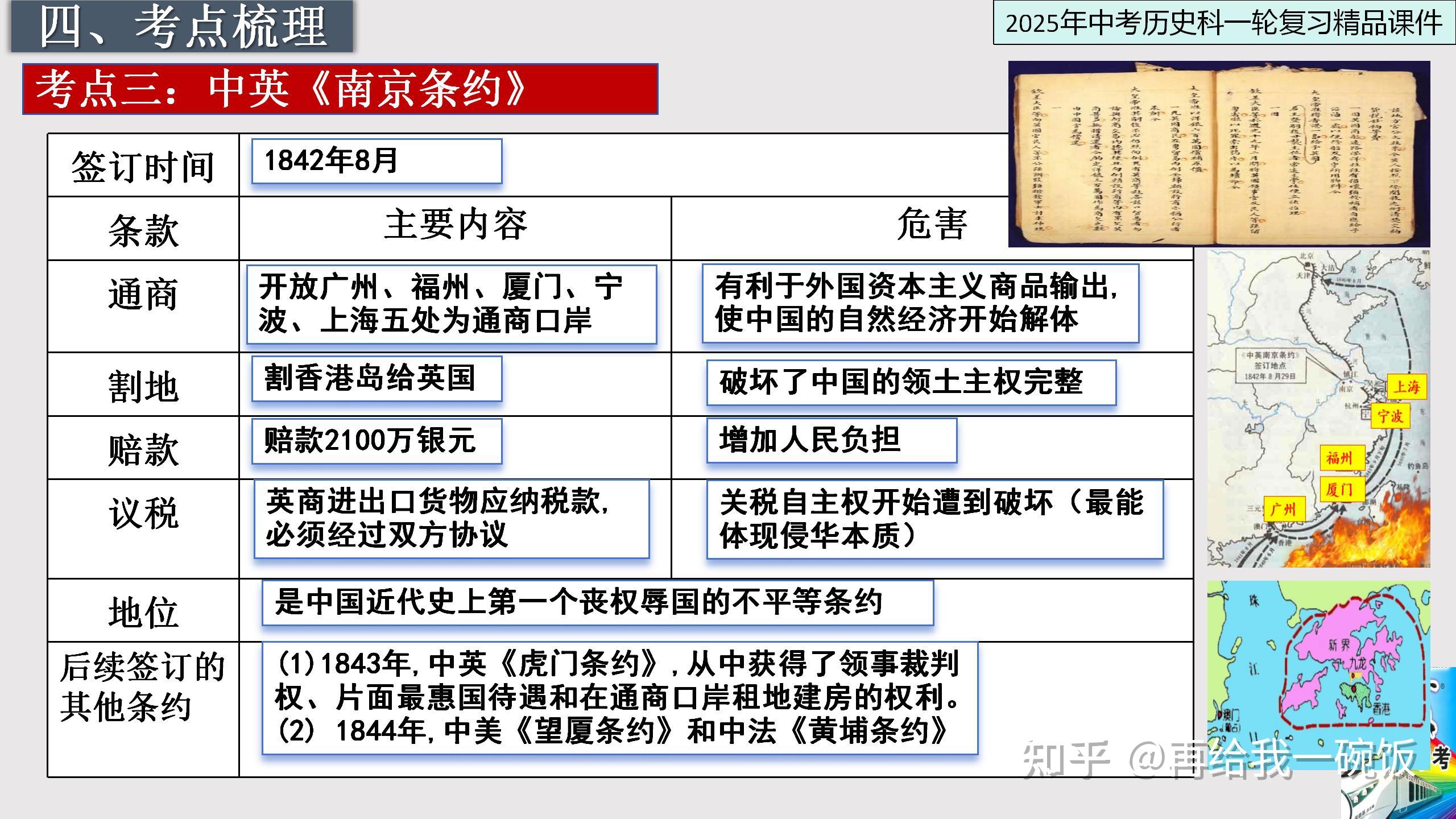 关于中考历史制度变革专项（中国/世界）的信息