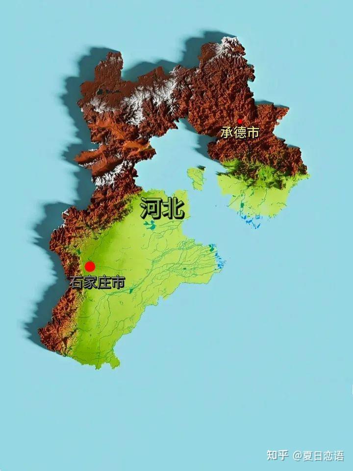 中国各省地形图，太棒了！ - 知乎