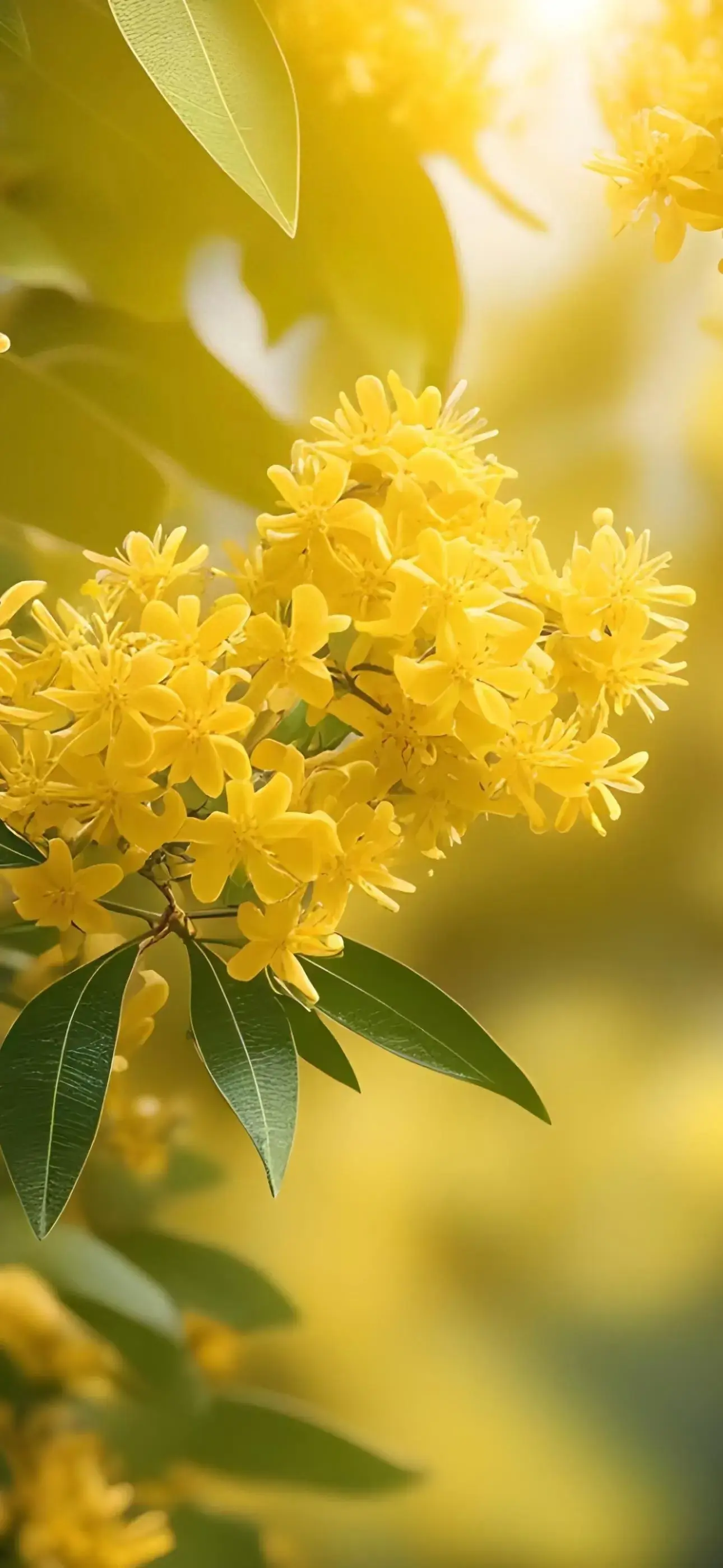 桂花壁纸,桂子月中落,天香云外飘