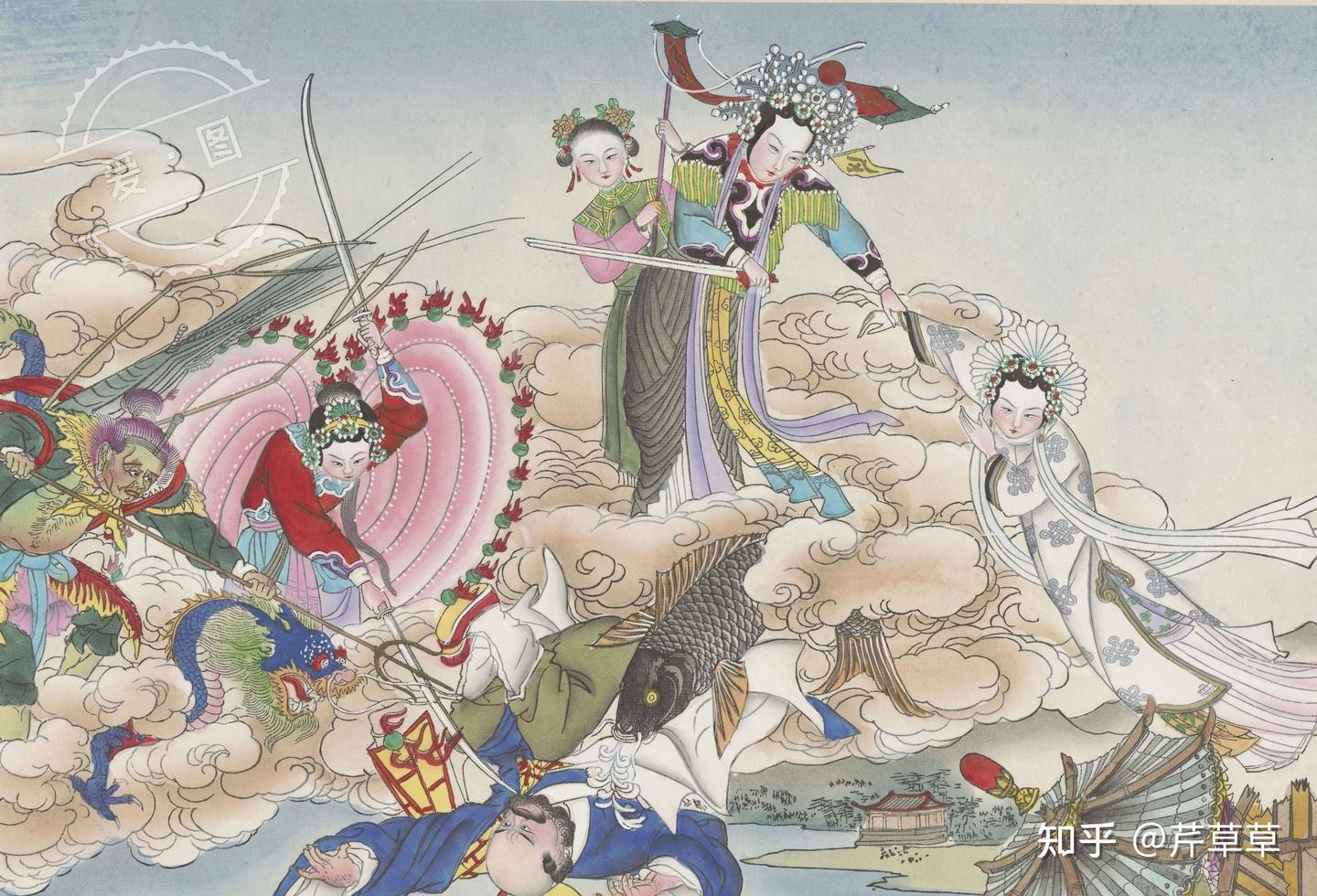 天津荣宝斋印绘《白蛇传》年画册- 知乎