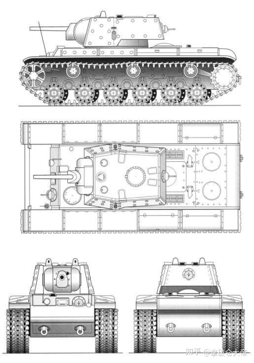 第2期苏联重型坦克kv系列坦克