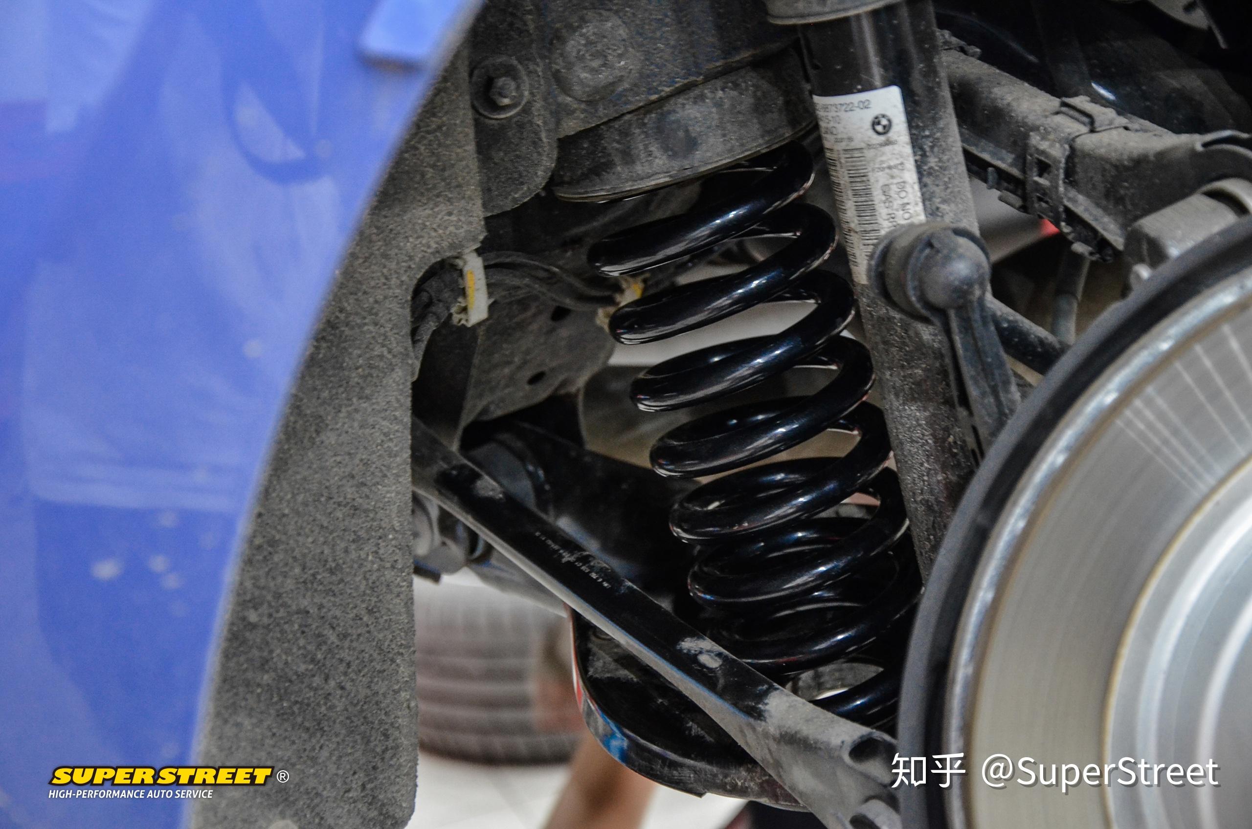 渐进式弹簧提升操控宝马1系改装艾巴赫eibach高性能短弹簧