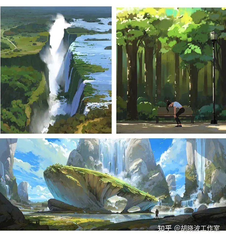 不会画人又怎样?手把手教你绘制这套高级感风景插画(含专用笔刷) - 知乎