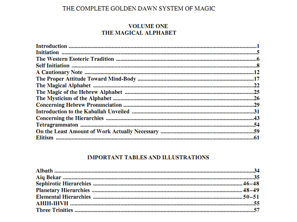 [中译/转载] 黄金黎明魔法大典 The Complete Golden Dawn System of Magic (节选) 作者 ...