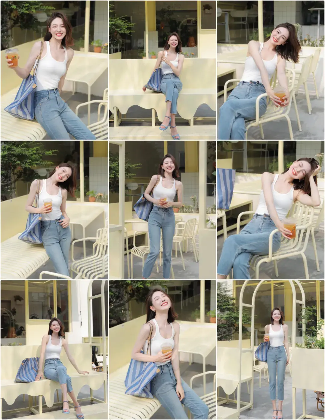 牛仔裤拍照9个拍照姿势这样拍时尚漂亮气质迷人