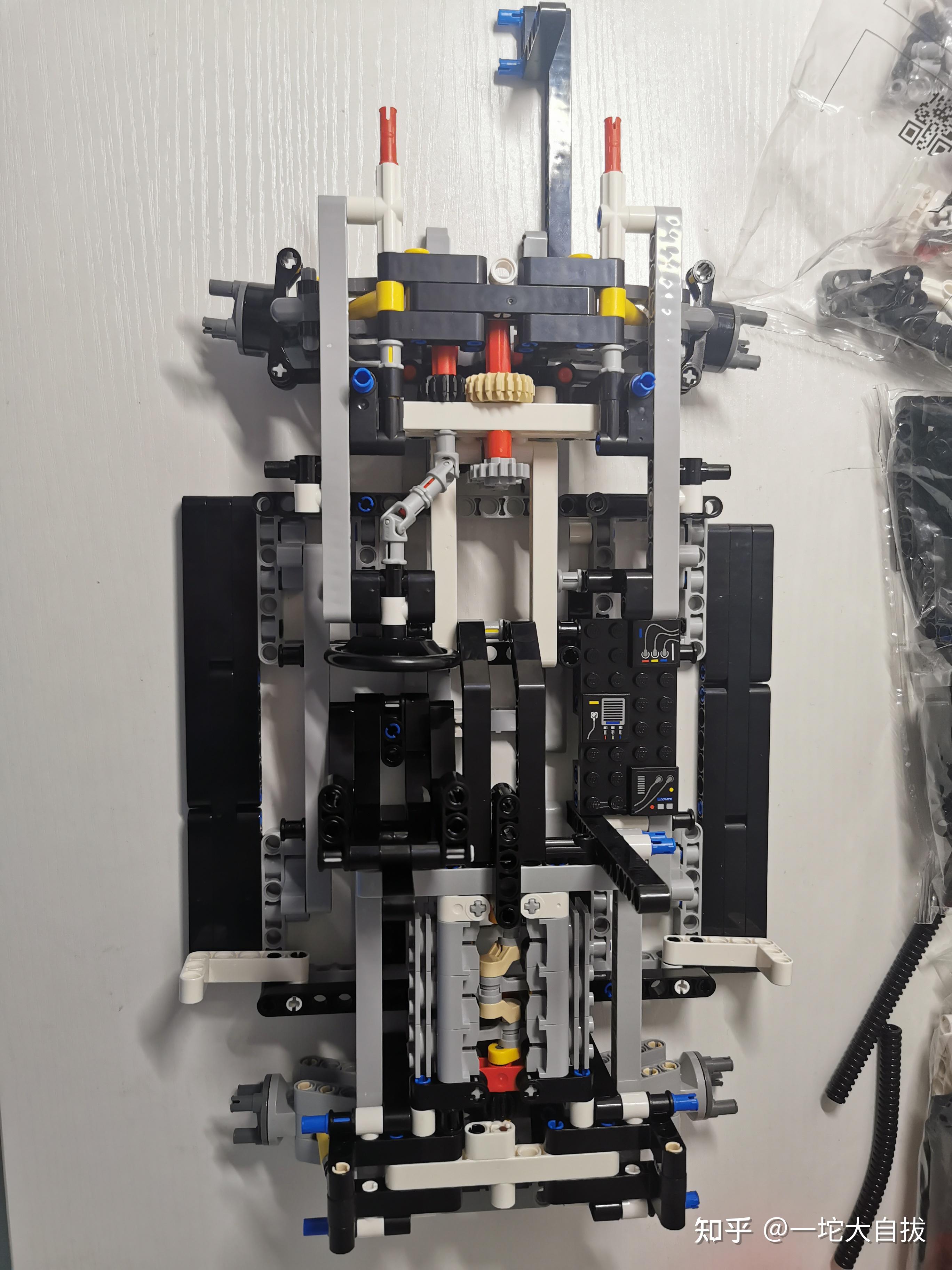 乐高保时捷911拼装过程