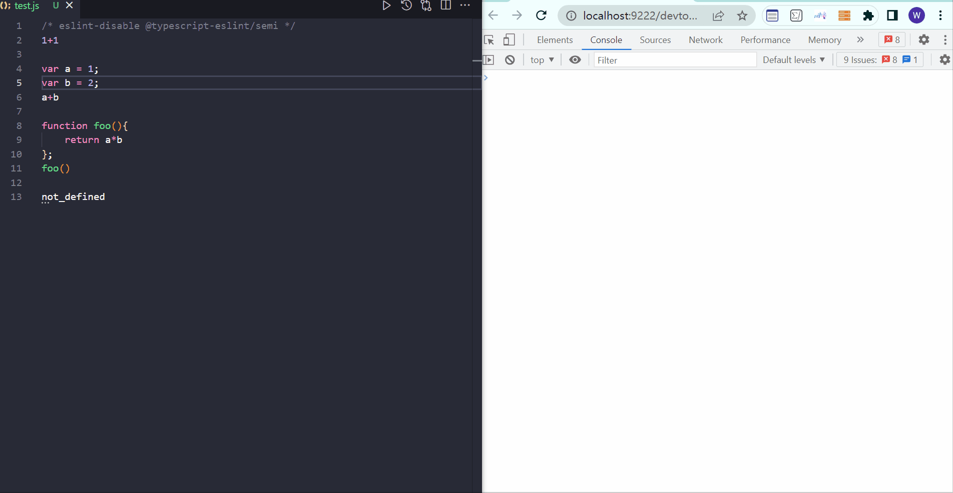Vscode devtool 