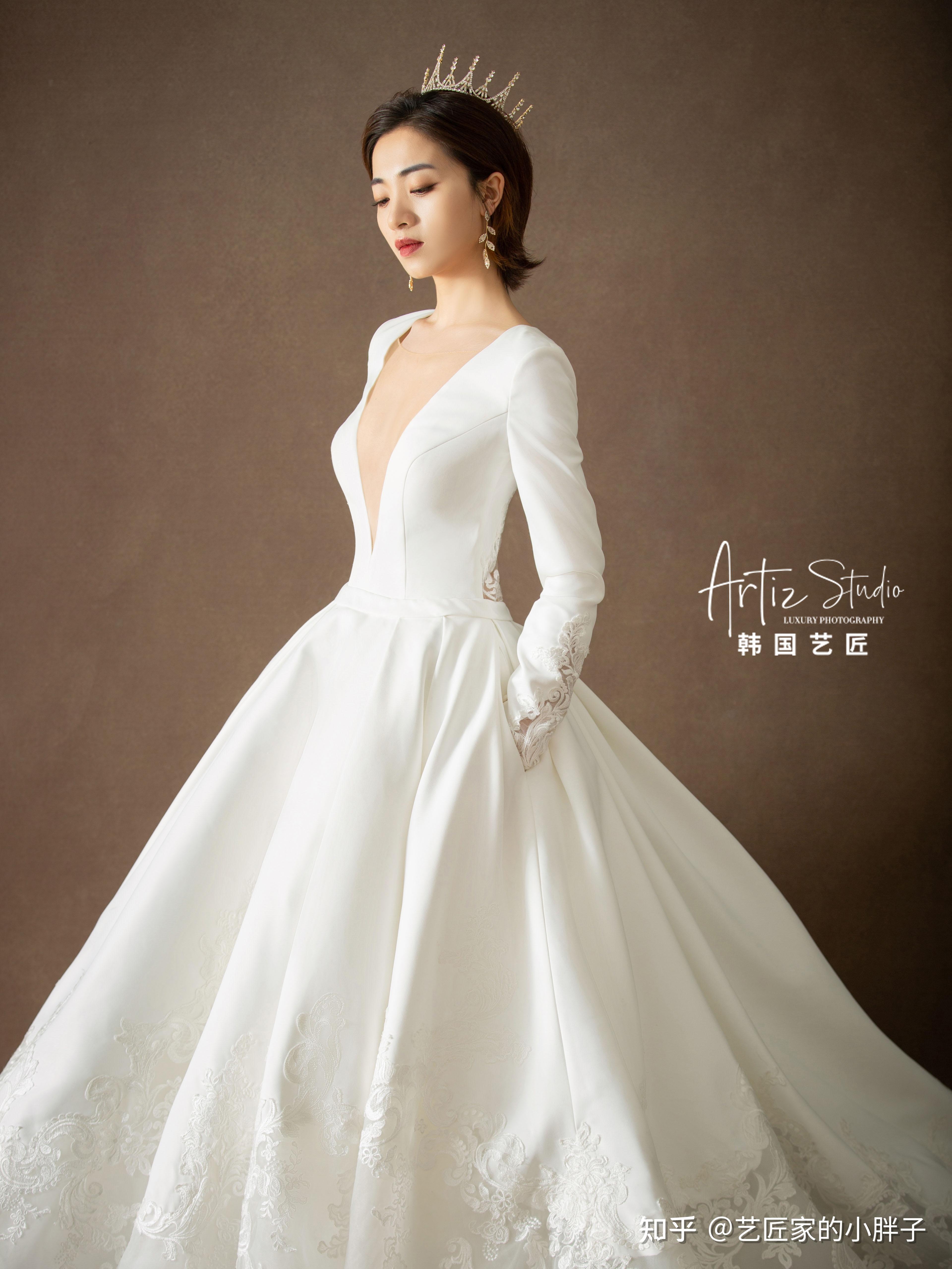 韩国艺匠丨甜御双杀——超适合短发新娘的极简婚纱照 