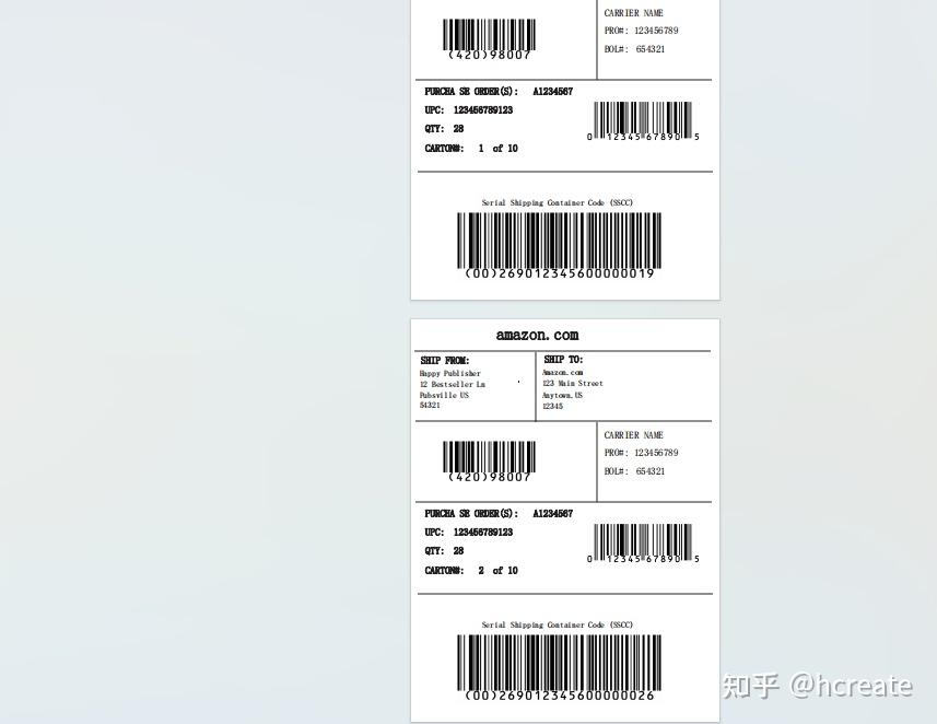 标签中连续的箱号包裹号及sscc条码如何打印