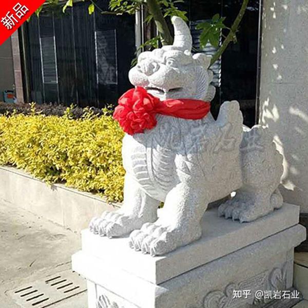 古代神兽石雕獬豸 法院门口石雕独角兽 - 知乎