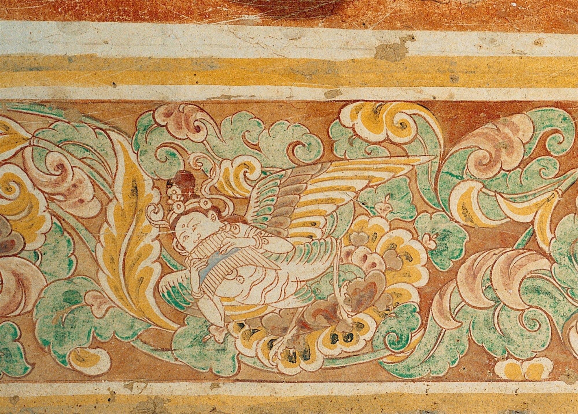 图为莫高窟第159窟西龛内沿边饰.