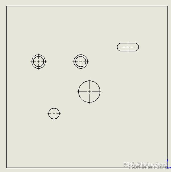 C solidworks center marks 