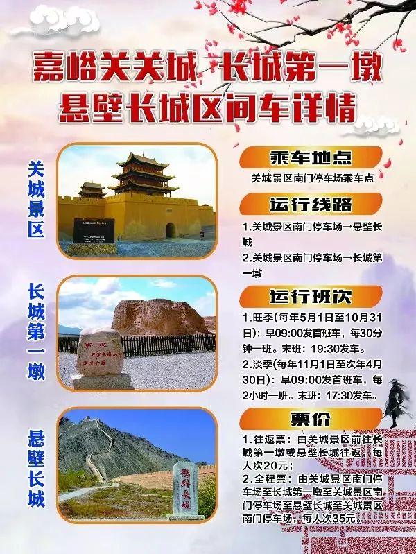 嘉峪关文物景区南北跨度 15 公里有余,到底应该怎么去?
