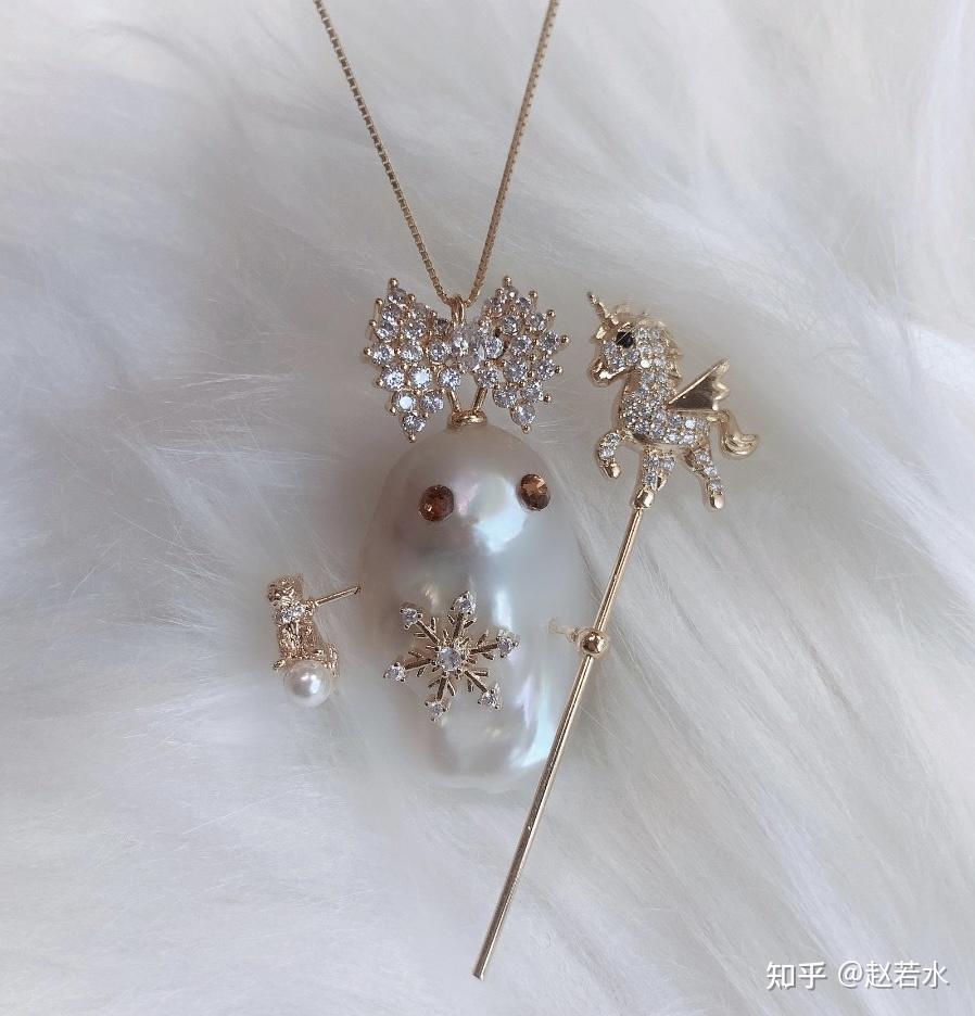 天然巴洛克淡水珍珠阿飘小精灵 - 知乎