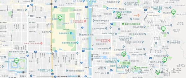 京都大部分景点分布 主要分四个区域的大众小众景点分布图以及详细攻略 知乎