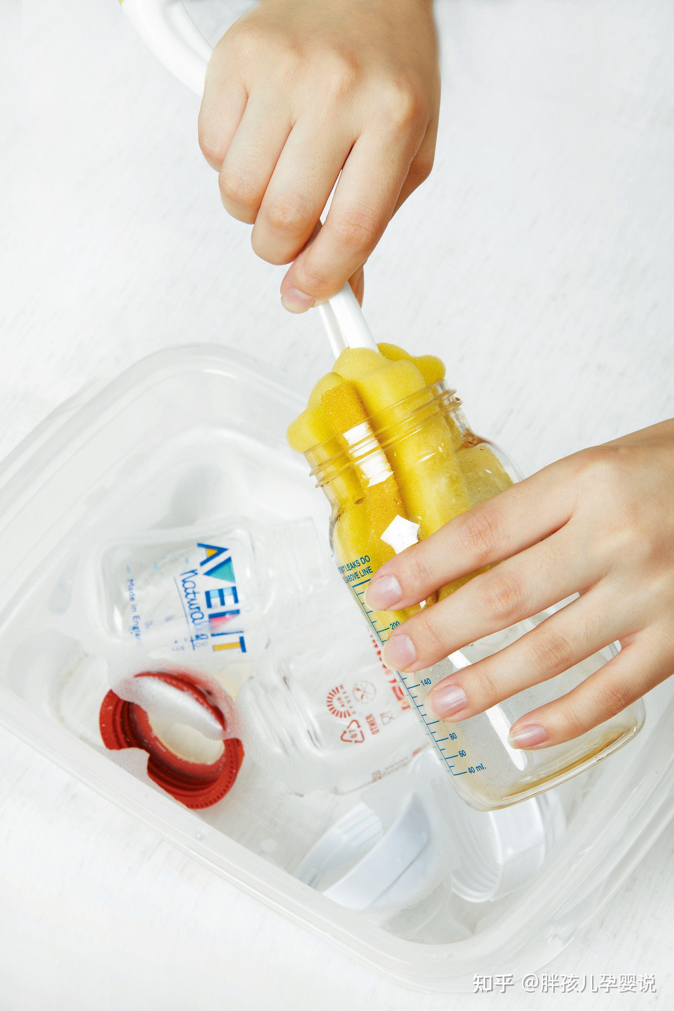 洗奶瓶常见的错误方式