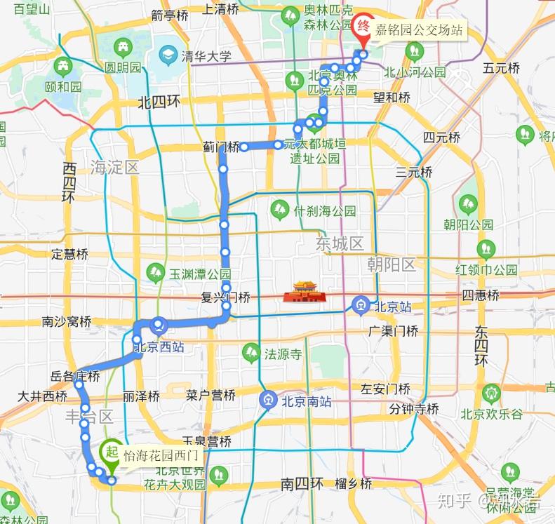 北京公交694路线路图图片