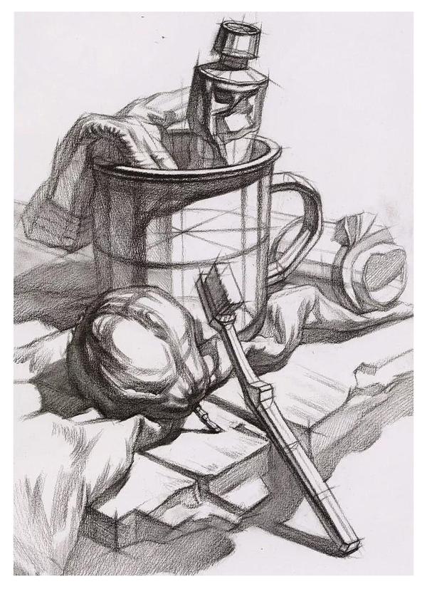 结构素描是设计教学中的一门重要课程是培养学生造型能力和设计思维