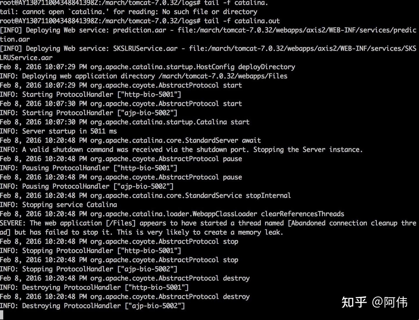Linux tail命令:显示文件结尾的内容 - 知乎