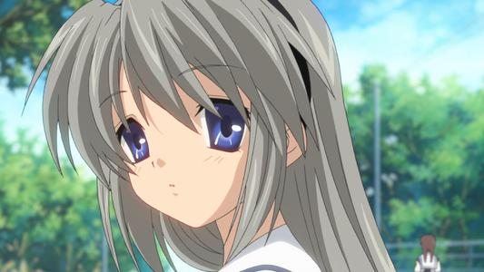 《clannad》学园篇中的女主角之一,外传游戏作品《智代after～it'