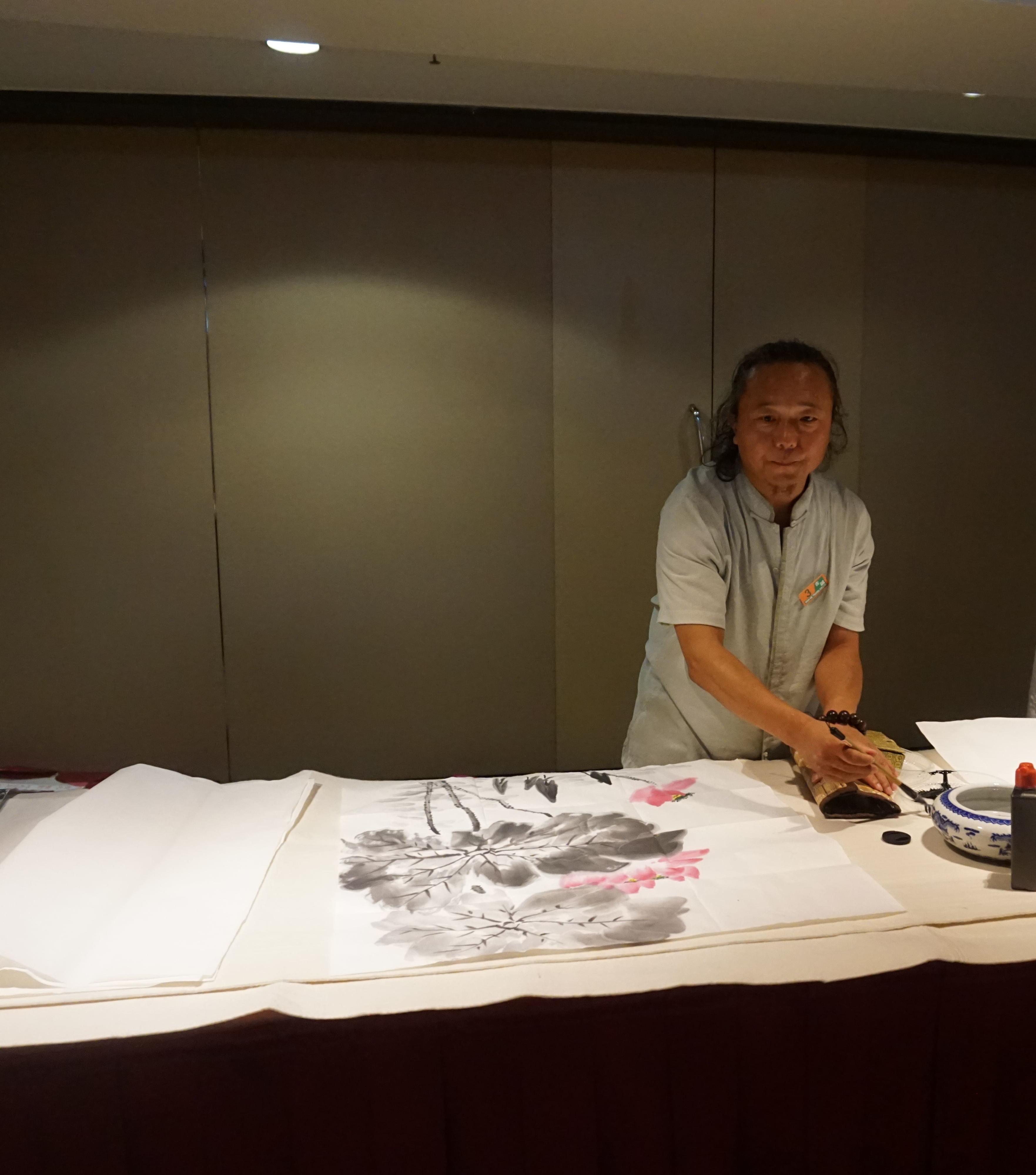 画家刘文顺应邀参加"紫荆之情"庆祝香港回归20周年诗书画歌咏晚会