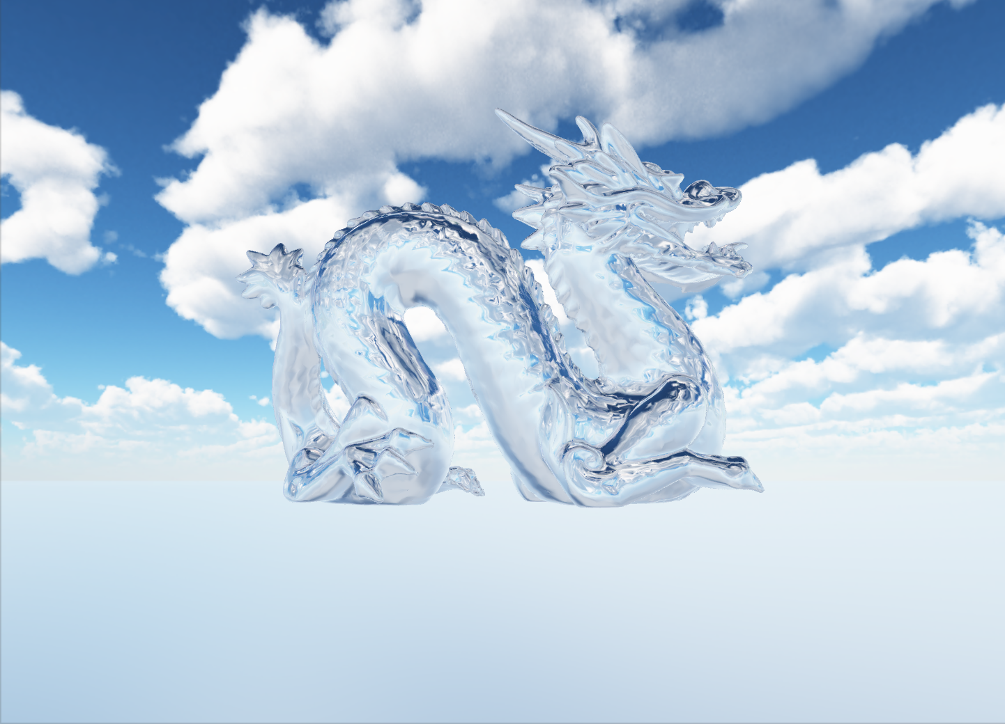 元旦快乐送大家一条水晶龙